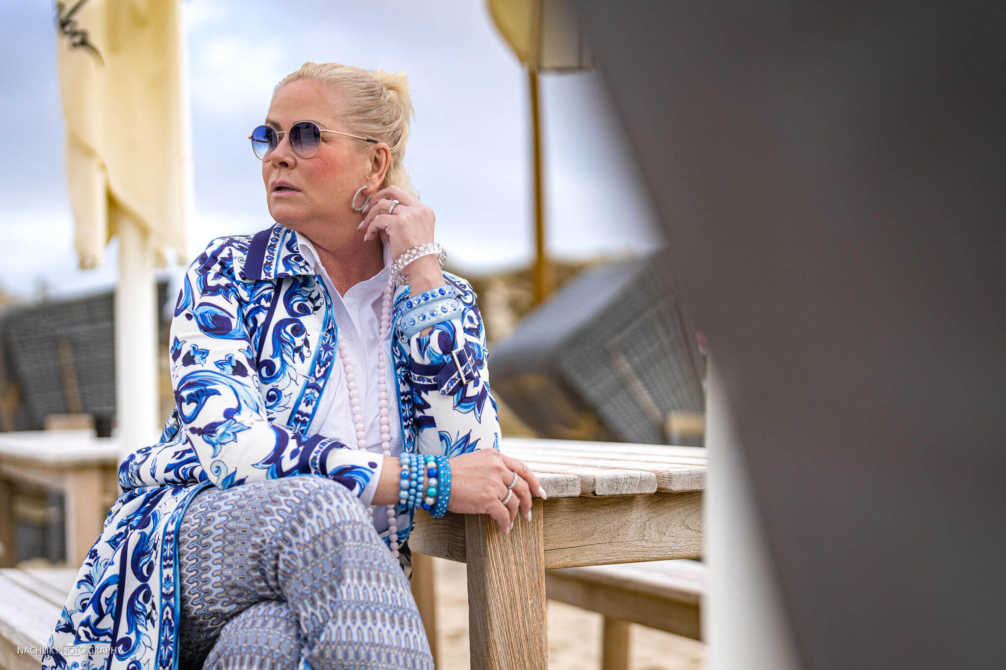 Portraits Shooting mit Claudia Effenberg für Magic Pearl auf Sylt / Nachlik Photography / Carsten Nachlik
