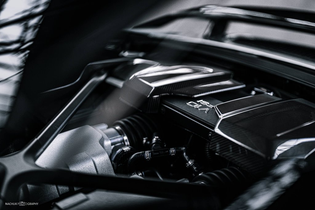 R8 Coupé V10 performance quattro / Sportwagenmieten Schmidt / (c) Nachlik Photography